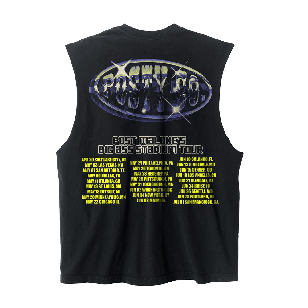 Post Malone Big Ass Stadium Tour Merch Tank Top Post Malone Tour Merch 2025 Gifts For Husband-1