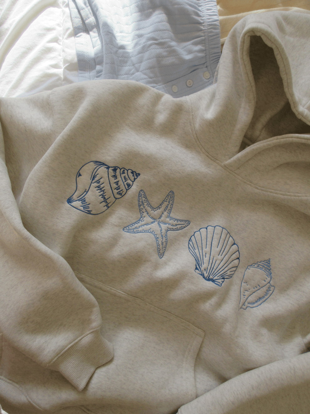 Prisana Bay Hoodie Seashell Hoodie Gifts For Ocean Lovers Birthday Gift for Husband-1