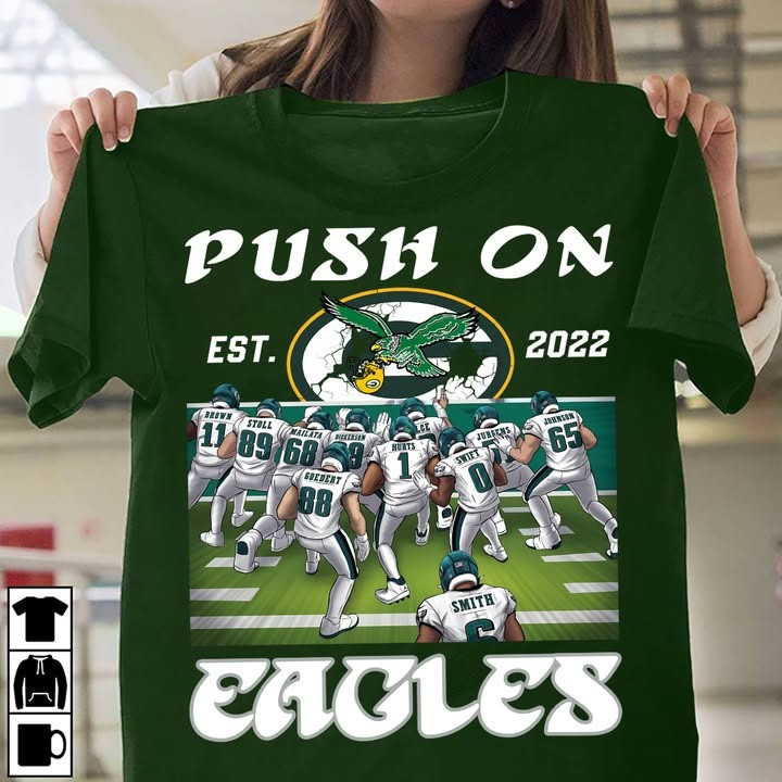 Push It Real Good Go Birds T-Shirt Best Football Merch For Sport Lovers-1