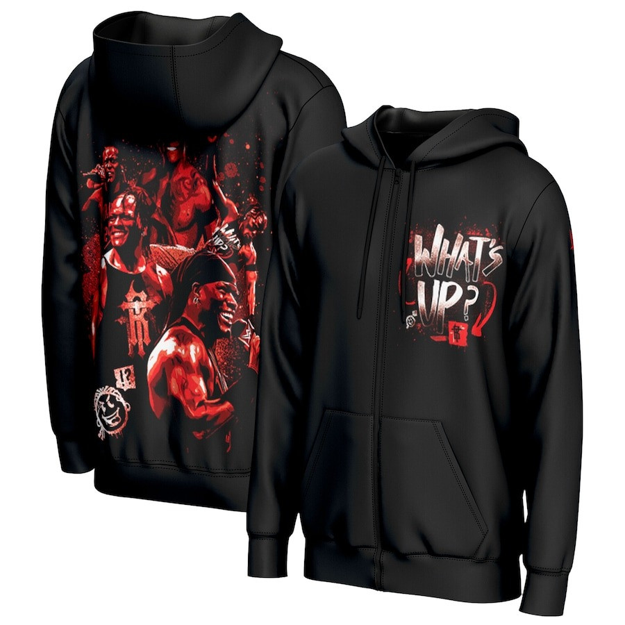R-Truth Zip Up Hoodie Men's What's Up T-Shirt WWE Merch Fan Clothing Unique Gifts-1 R-Truth Zip Up Hoodie Men's What's Up T-Shirt WWE Merch Fan Clothing Unique Gifts-1