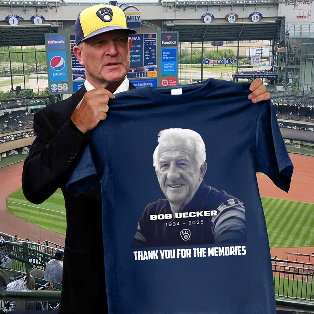 RIP Bob Uecker In Memory Shirt Thank You For The Memories Mr. Baseball Milwaukee Brewers-1