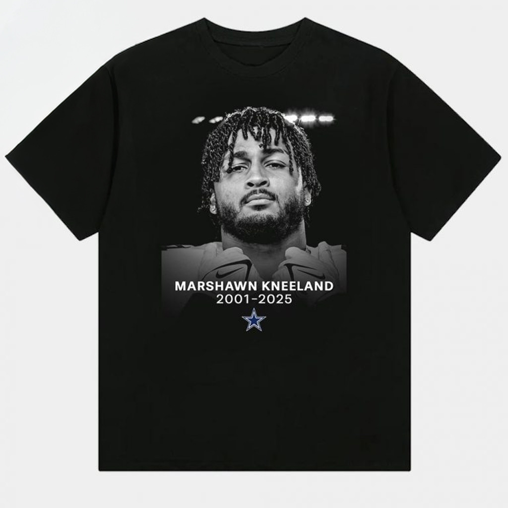 RIP Marshawn Kneeland 2001 2025 Dallas Cowboys T-Shirt Gift Ideas For Fans-1