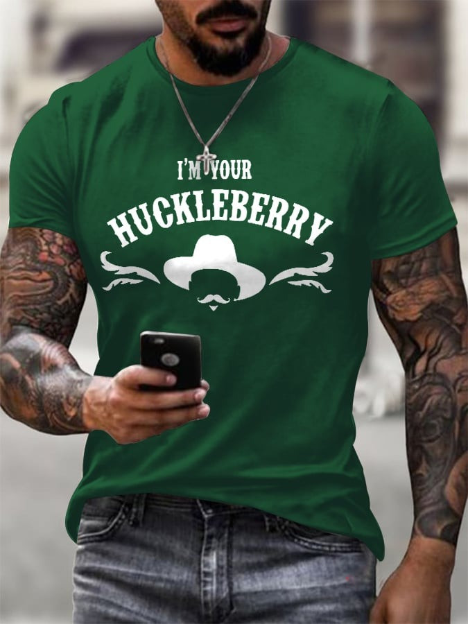 RIP Val Kilmer I'm Your Huckleberry Mens T-Shirt Val Kilmer In Memory Fan Gift Ideas-1