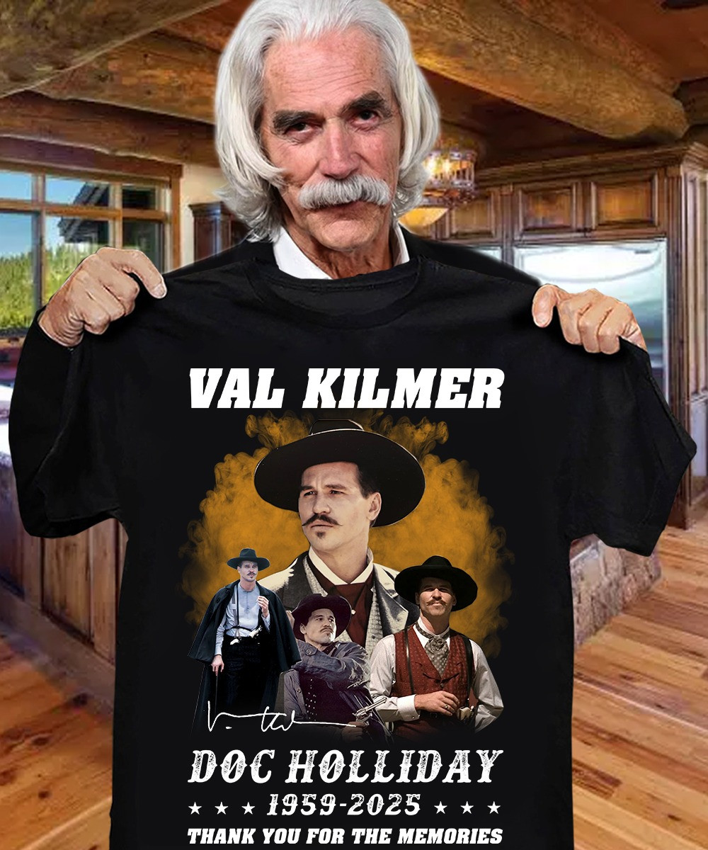 RIP Val Kilmer Shirt Doc Holliday 1959 2025 Thank You For The Memories Best Gifts For Fans-1 RIP Val Kilmer Shirt Doc Holliday 1959 2025 Thank You For The Memories Best Gifts For Fans-1