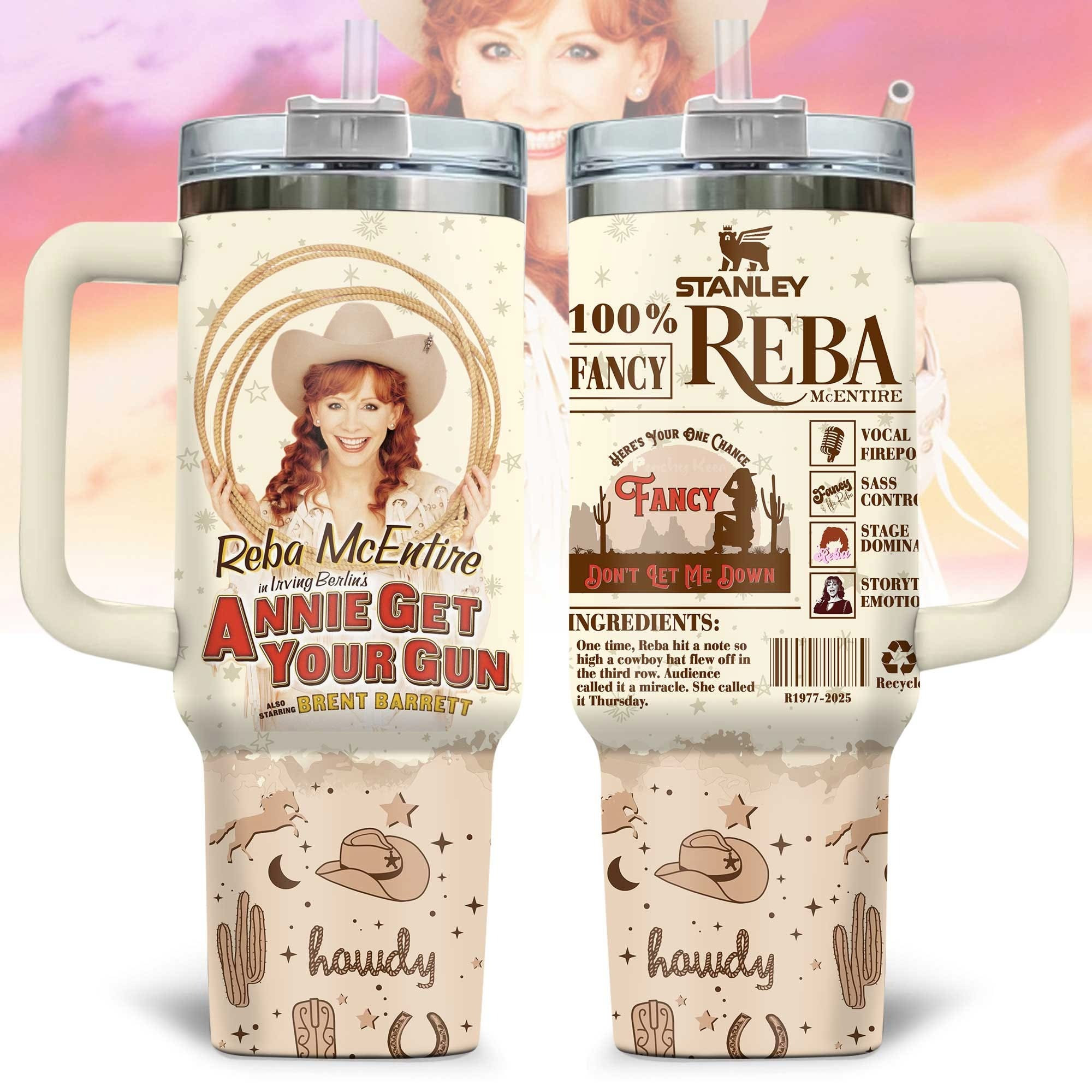 Reba McEntire Tumbler Merchandise Gifts For Reba McEntire Fans Country Music Lovers-1