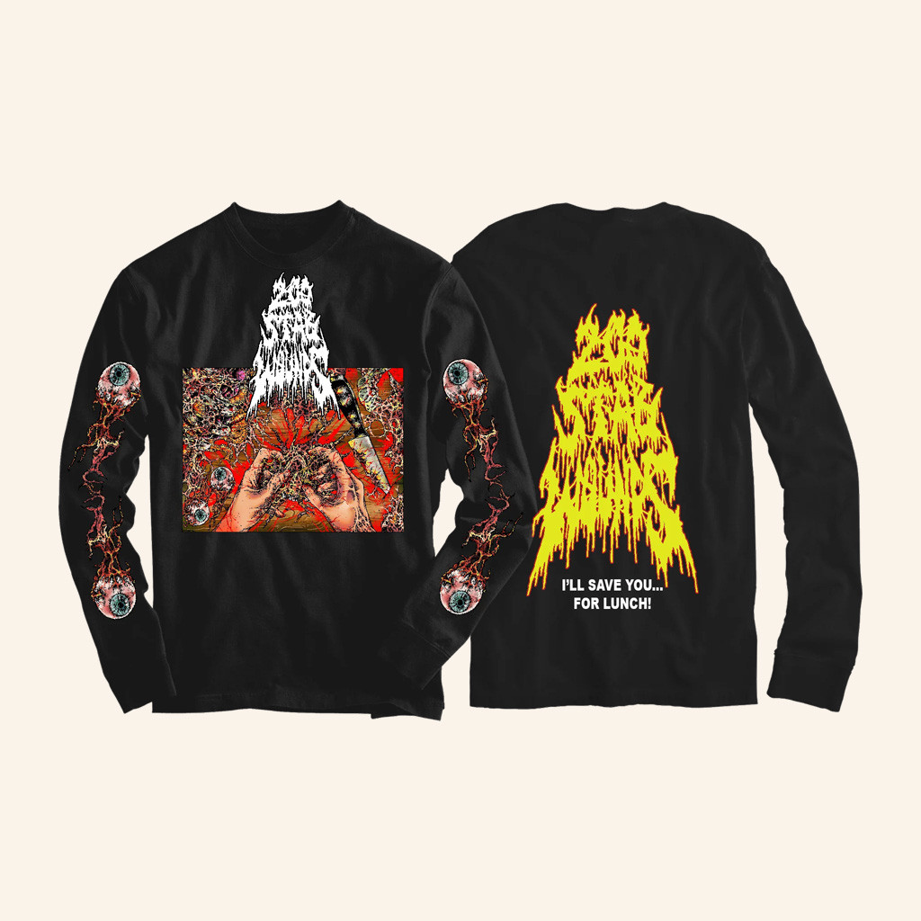 Red One I'll Save You For Lunch Long Sleeve Shirt 200 Stab Wounds Merch Gifts For Him-1