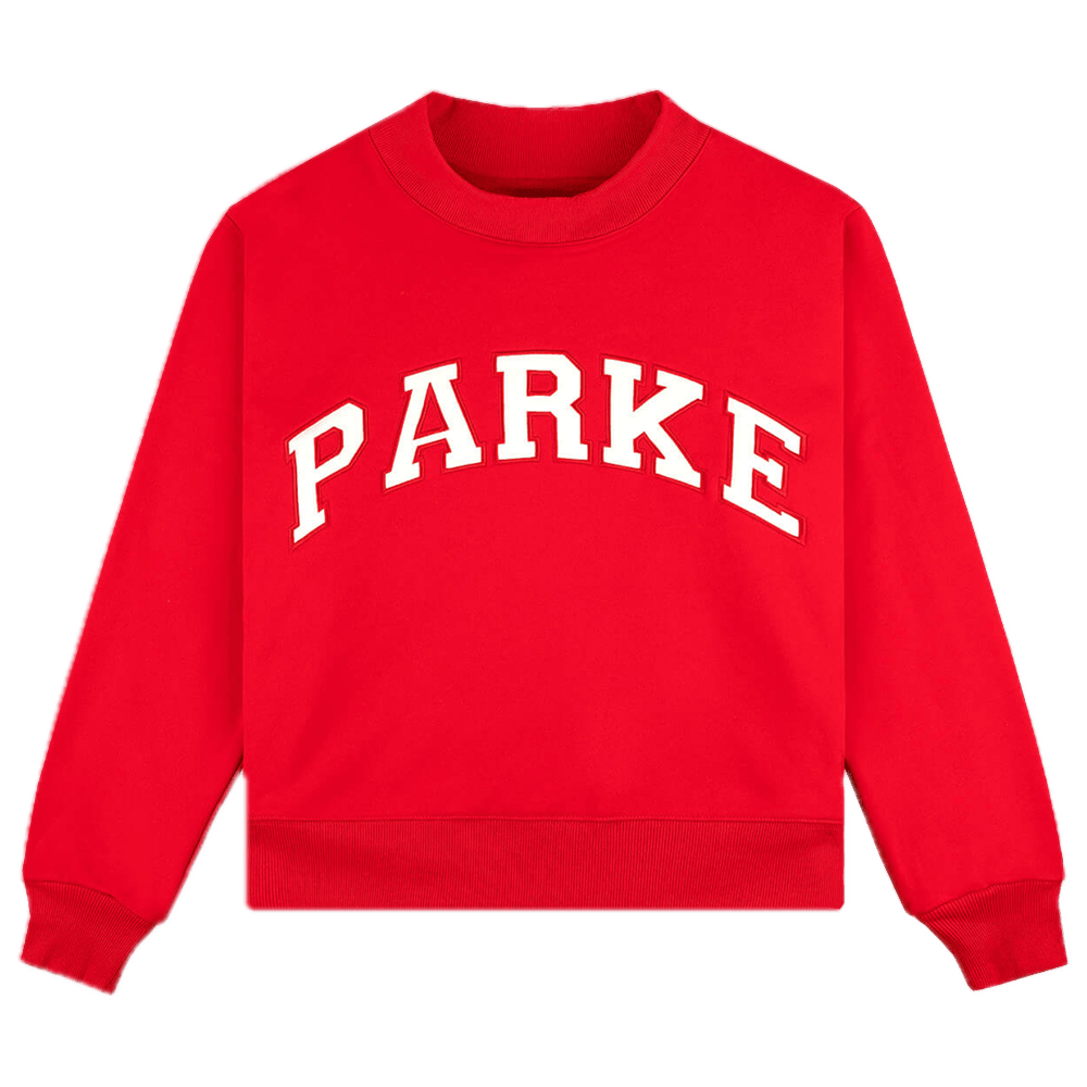 Red Parke Sweatshirt Parke Summer Drop Cool Gifts For Girlfriend Birthday Gifts For Fans-1