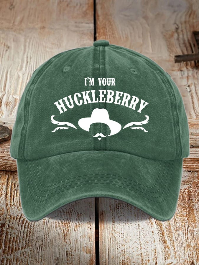 Rest In Peace RIP Val Kilmer Hat I'm Your Huckleberry Baseball Cap Merch Gifts For Dad-1