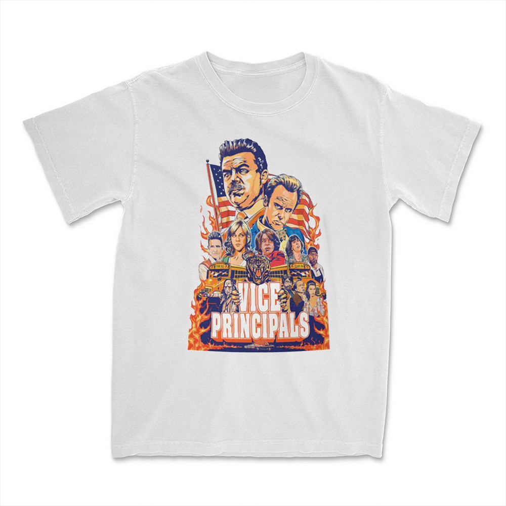 Righteous Gemstones Merch T-Shirt School Bus Burnout Vice Principals Fan Gifts-1