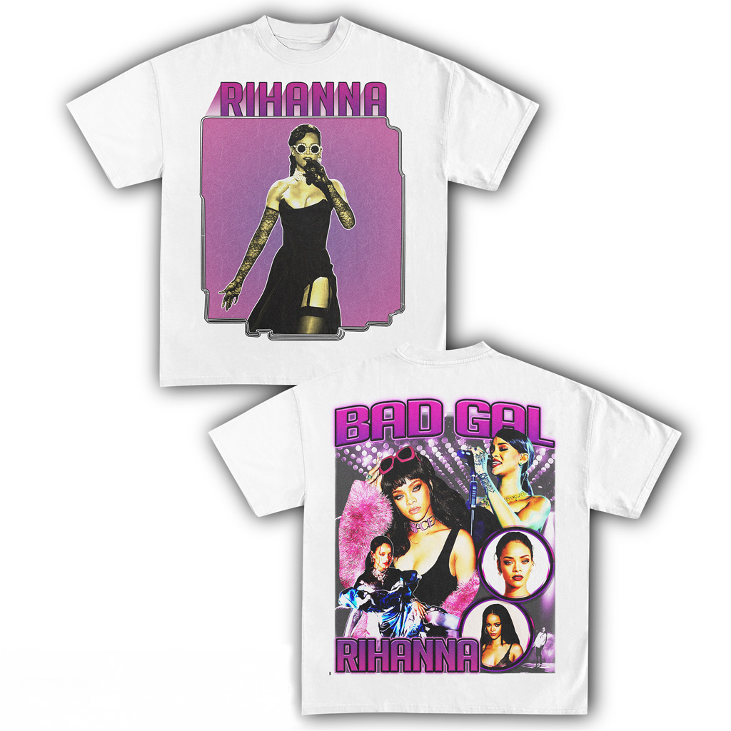 Rihanna Bad Gal T-Shirt Rihanna Merch Birthday Gifts For Music Lovers-1