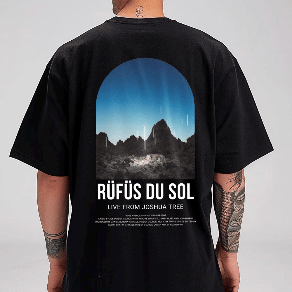Rufus Du Sol Merch Rufus Du Sol Live From Joshua Tree T-Shirt Father's Day Gifts Gifts For Fans-1