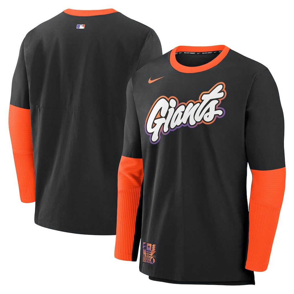 SF San Francisco Giants 2025 City Connect Long Sleeve Shirt Tri-Blend Sf Giants Fan Merch-1