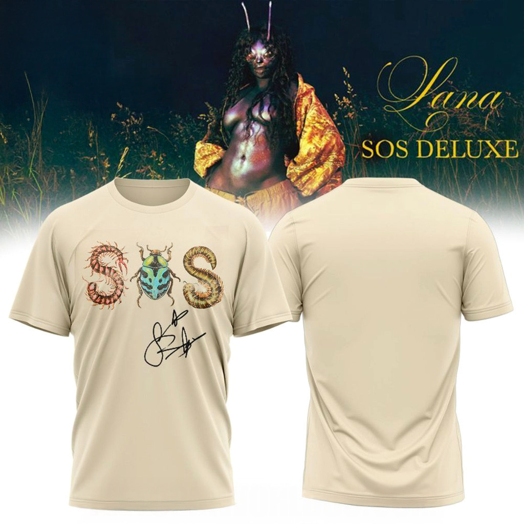 SZA SOS Deluxe LANA T-Shirt SZA Merch Birthday Gifts For Music Lovers-1