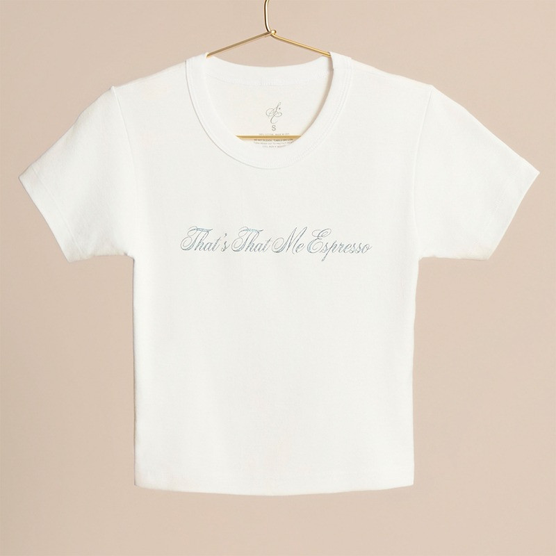 Sabrina Carpenter Tour Merch That's That Me Espresso Crop Top Presents For Music Lovers-1