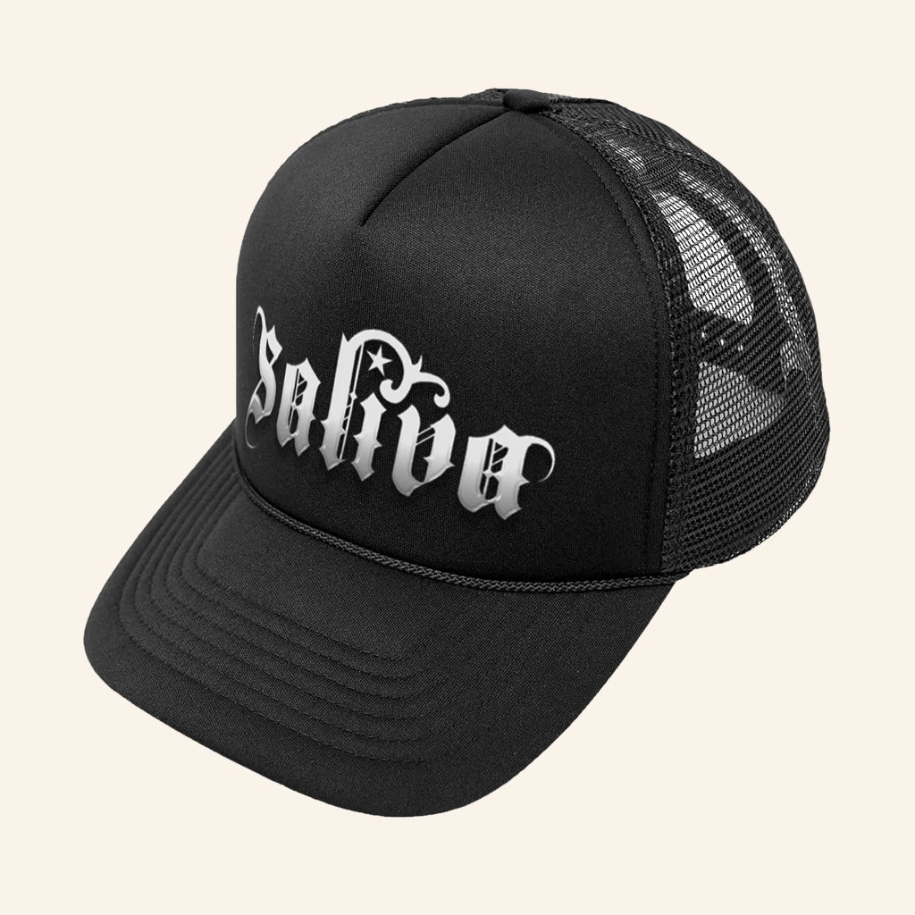 Saliva Merch Saliva Black Snapback Logo Hat Birthday Gifts For Boyfriend-1