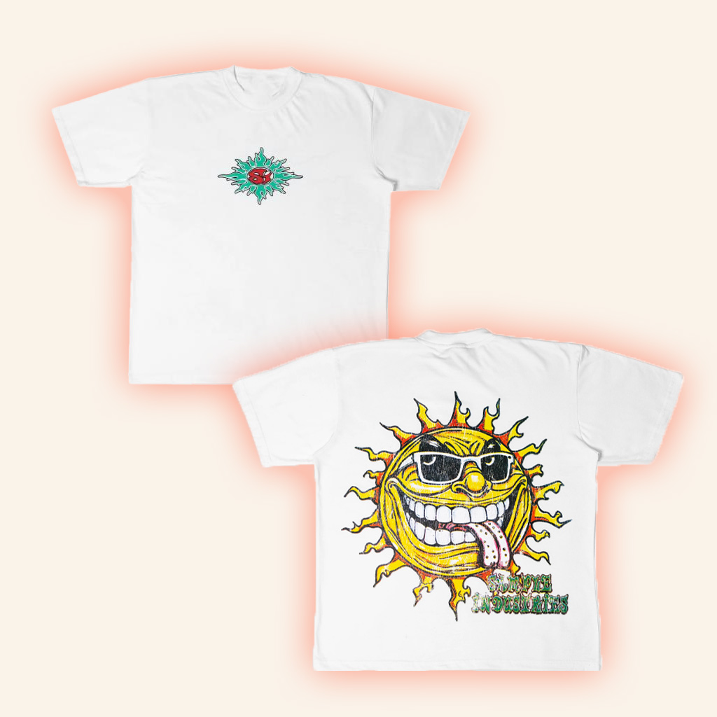 Sampleind Merch Smpl Sun White Shirt Gifts For Friends-1