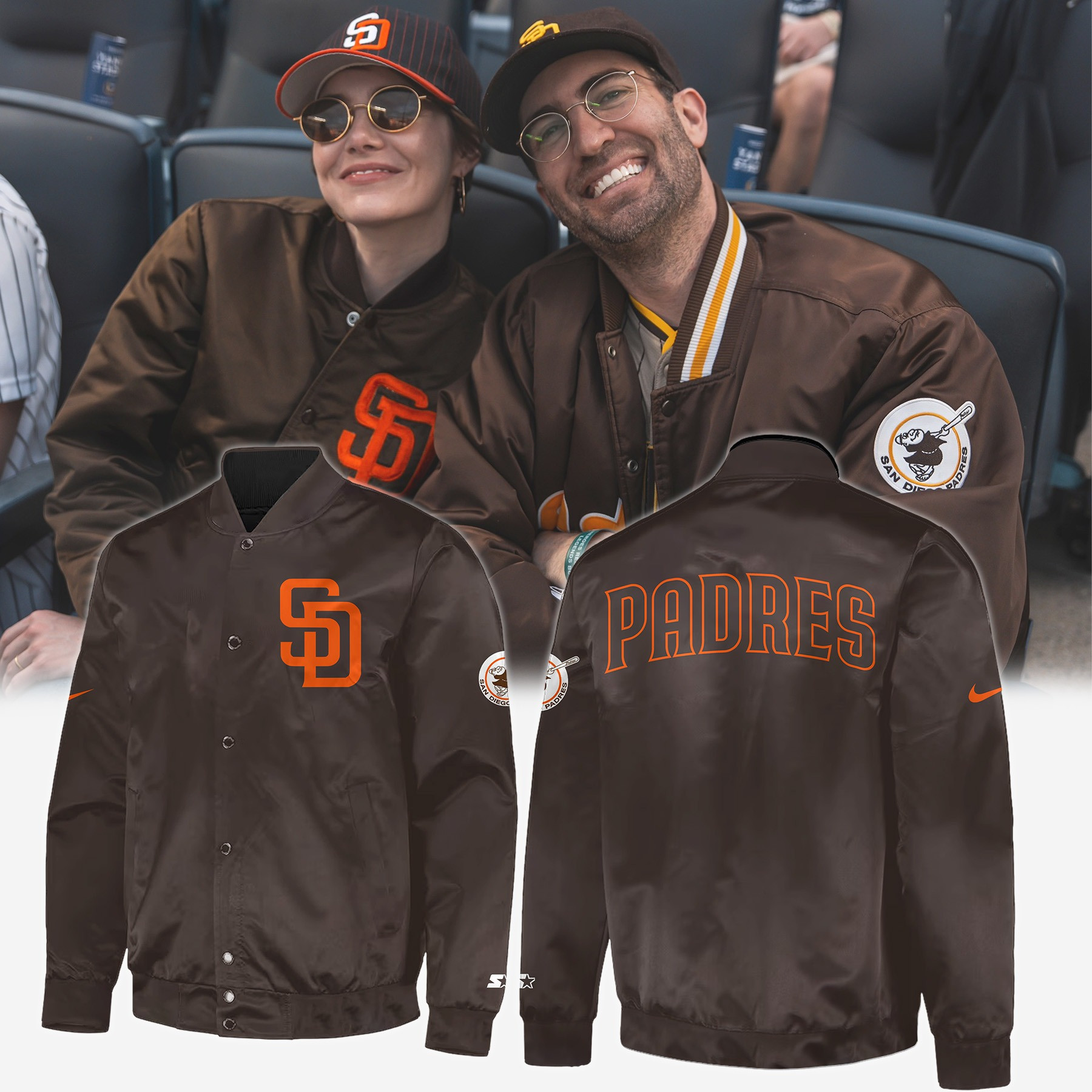 San Diego Padres 2025 Bomber Jacket Merch Baseball Lovers Unique Gifts For Padres Fans-1