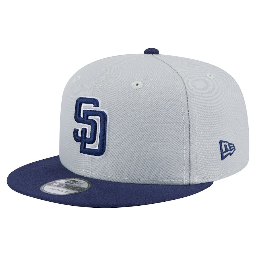 San Diego Padres Hat New Era 2 Tone Color Pack 9FIFTY Snapback Hat Merch Gifts For Fans-1