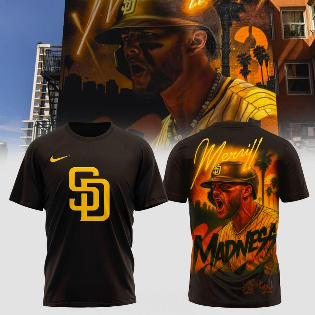 San Diego Padres Merrill Madness T-Shirt Padres Merch Merrill Merch Gift For Brother-1