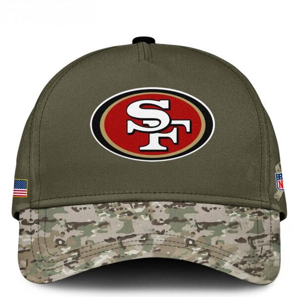San Francisco 49ers 2025 NFL Veteran Birthday Camo Hat 49ers Merch Xmas Gifts For Dad-1