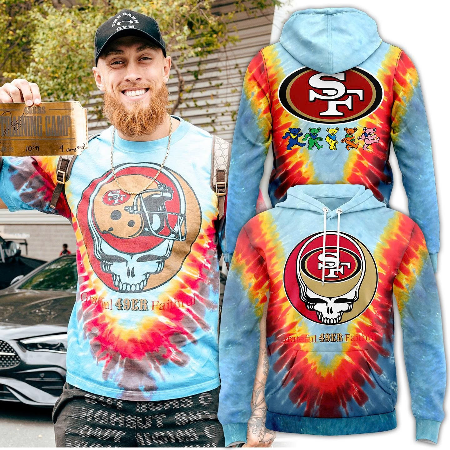 San Francisco 49ers x Grateful Dead Tie Dye Hoodie 2025 Grateful 49ER Faithful Fan Merch-1 San Francisco 49ers x Grateful Dead Tie Dye Hoodie 2025 Grateful 49ER Faithful Fan Merch-1