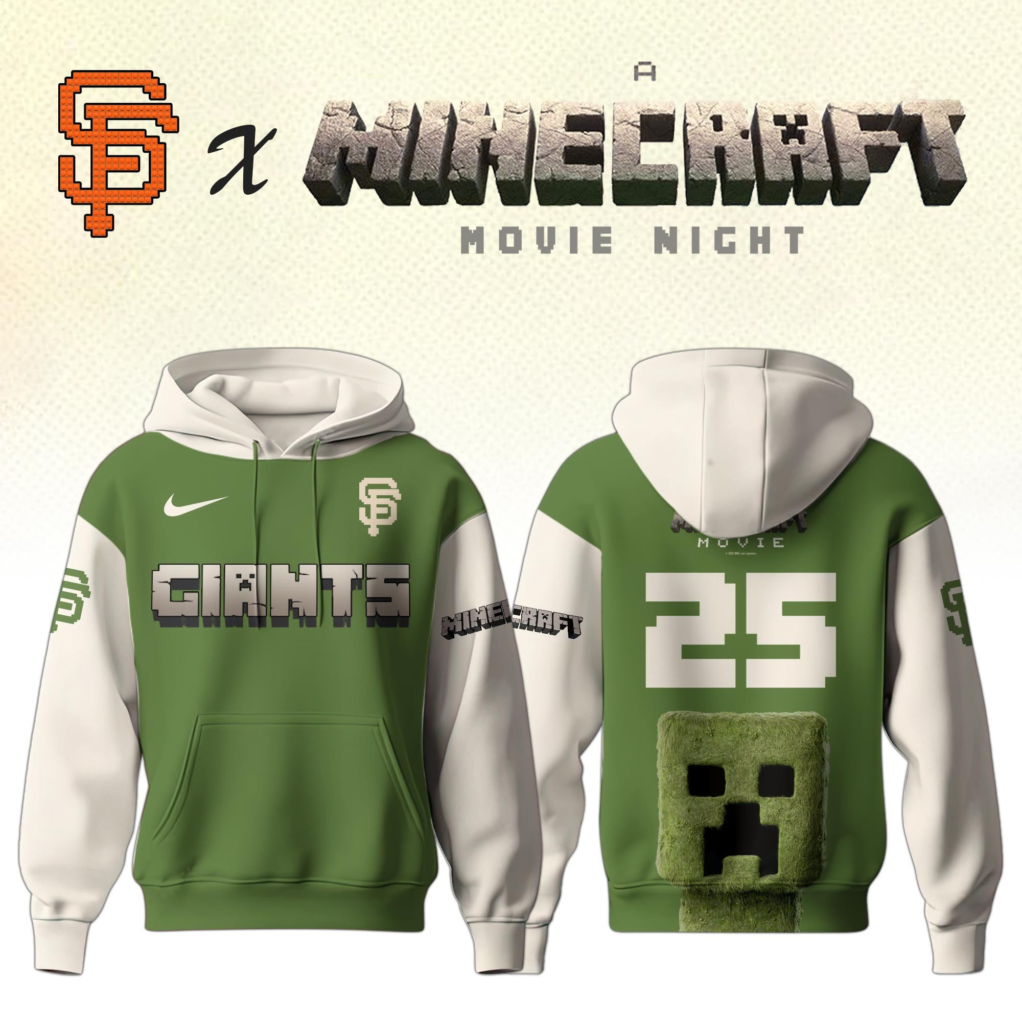 San Francisco Giants MLB x A MINECRAFT MOVIE Night Hoodie Unique Gifts Baseball Fans-1 San Francisco Giants MLB x A MINECRAFT MOVIE Night Hoodie Unique Gifts Baseball Fans-1