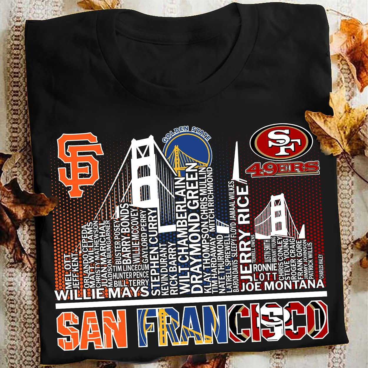 San Francisco Sport Teams City Legends T-Shirt Best Gifts For San Francisco Sport Fans-1