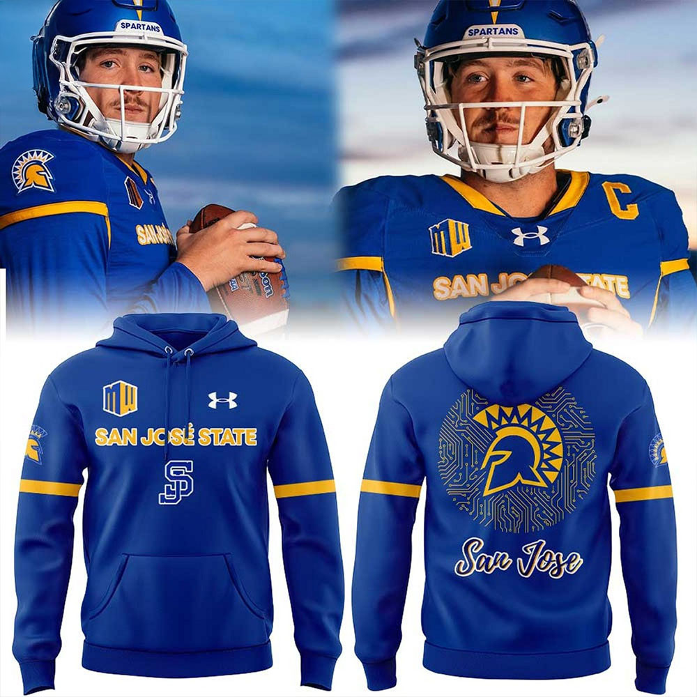 San Jose State Football Hoodie A Classic For Week Uniform 2025 Clothing San Jose State Gifts-1