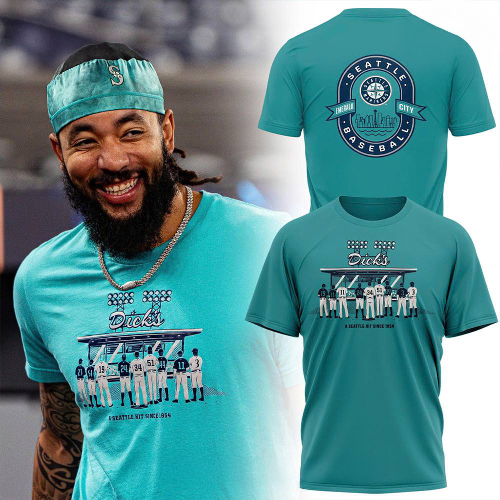 Seattle Baseball Dicks T-Shirt Mariners Merch Christmas Gift Ideas For Baseball Fans-1