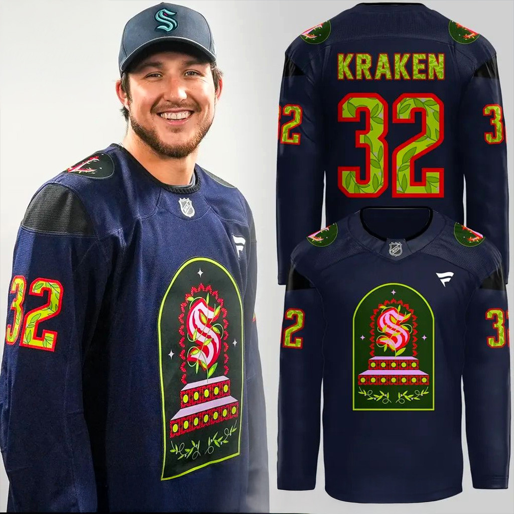 Seattle Kraken Hispanic Heritage Night Jersey 2025 Best Gifts For Hockey Lovers-1