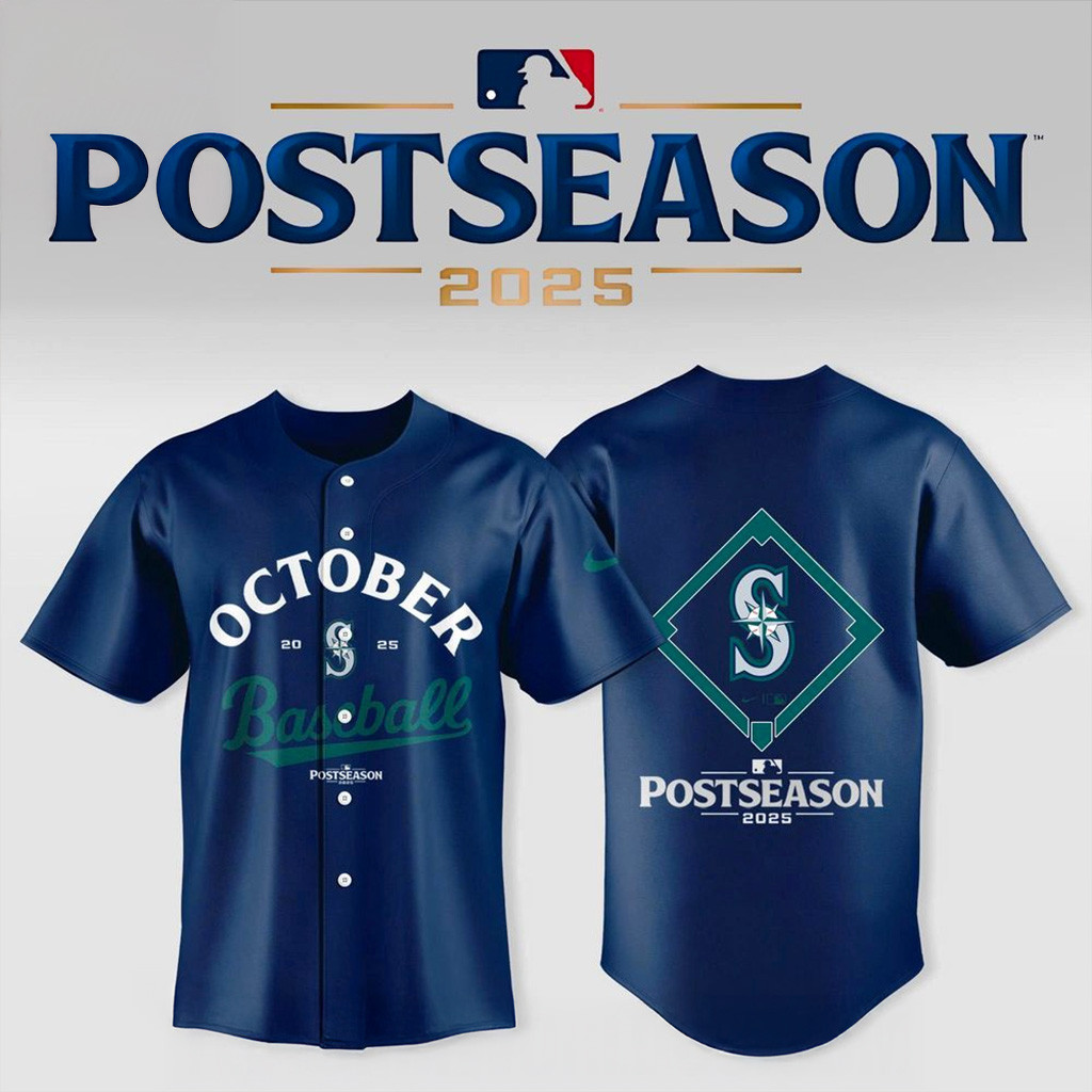 Seattle Mariners 2025 October Ready Postseason Jersey Seattle Mariners Merch Fan Gifts-1