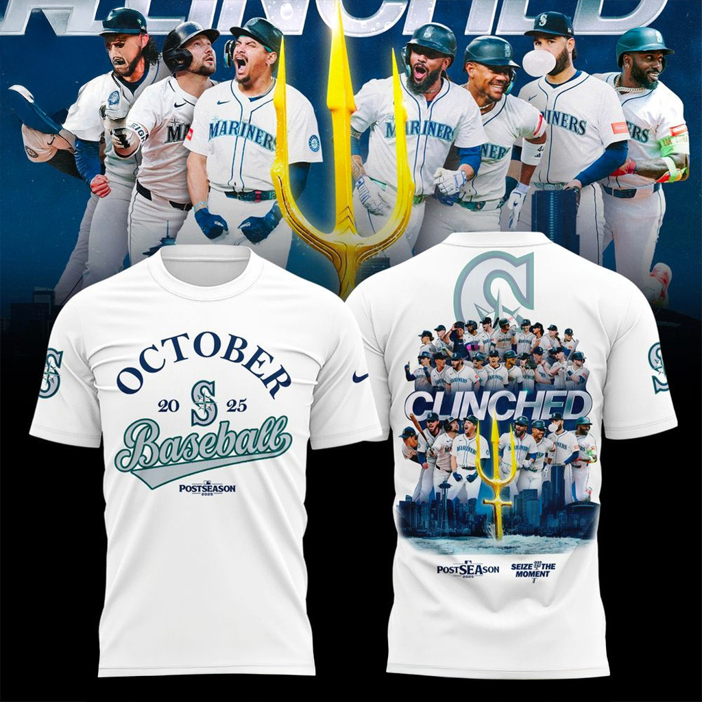 Seattle Mariners October 2025 Postseason T-Shirt Seattle Mariners Merch Brother Gifts-1