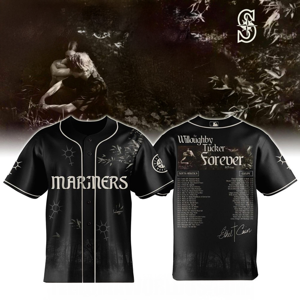 Seattle Mariners X Willoughby Tucker Forever Tour 2025 Jersey Seattle Mariners Merch-1