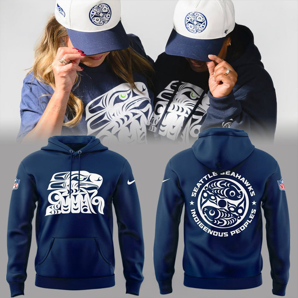 Seattle Seahawks Indigenous Peoples Day 2025 Hoodie Seahawks Merch Christmas Gifts For Sister-1