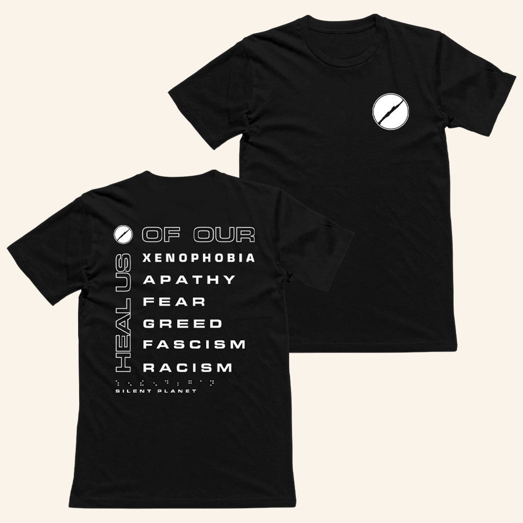 Silent Planet Merch Heal Us Charity T-Shirt Gifts For Band Fans Birthday Gifts For Besties-1