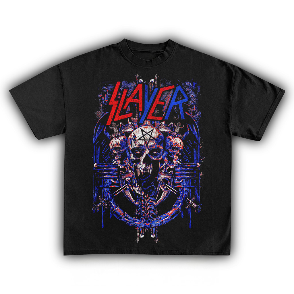 Slayer Skeletons Of Society Black Shirt Slayer Merch Music Gift Ideas For Guys-1