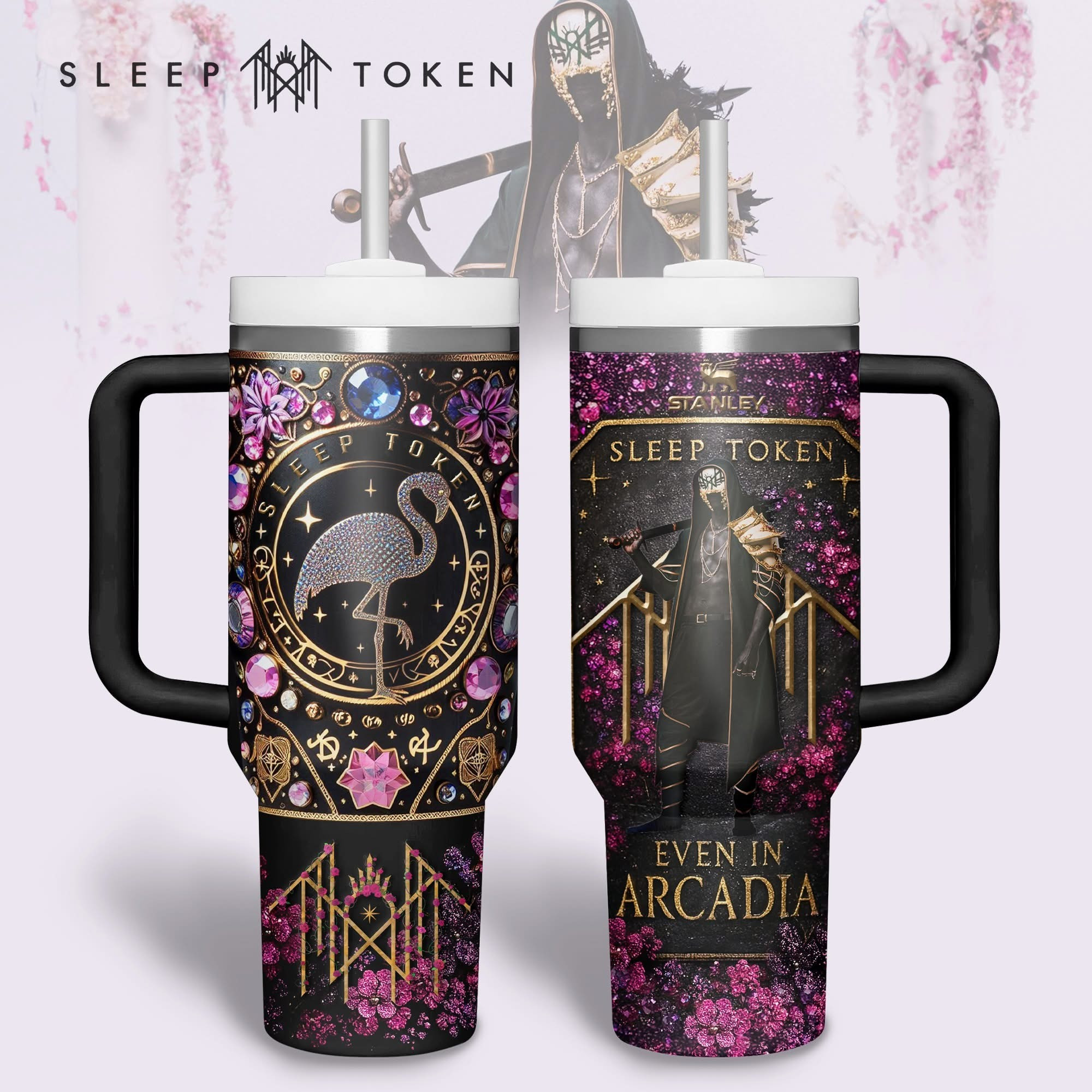 Sleep Token Even In Arcadia Tumbler Sleep Token Merchandise Gifts For Fans-1