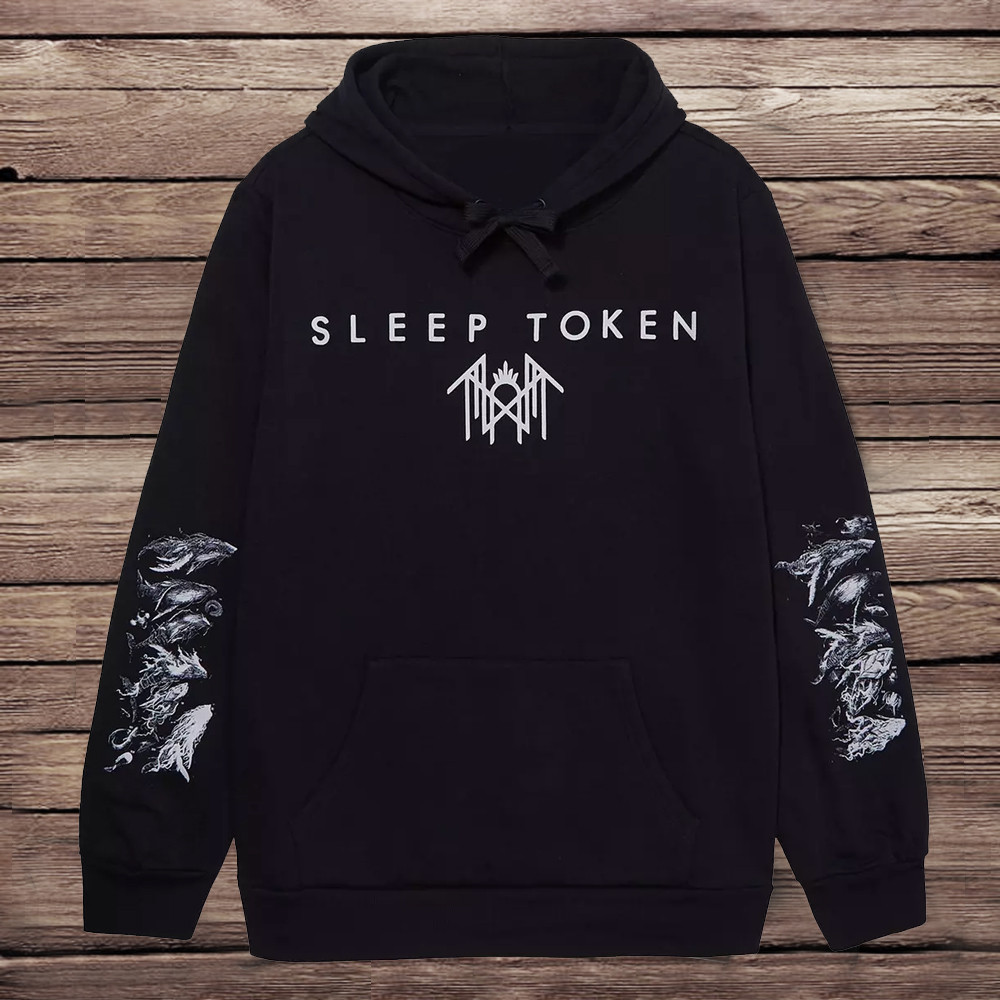 Sleep Token Hoodie Sea Creatures Sleep Token Band Tour Merch Hooded Sweatshirt Fan Gifts-1