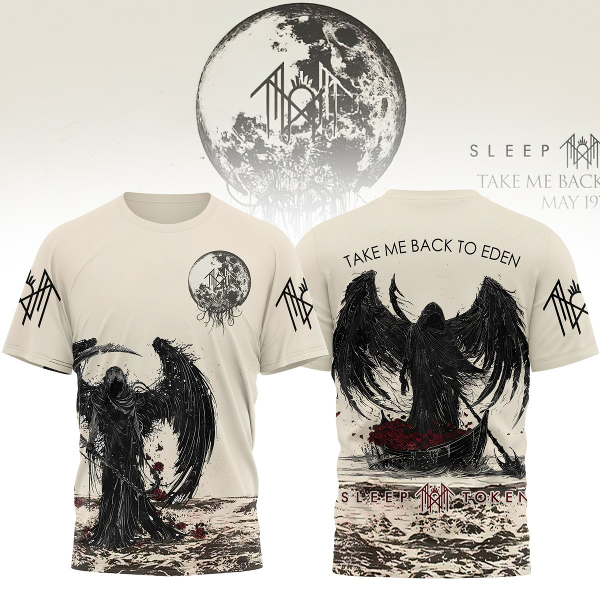 Sleep Token Merch T-Shirt Take Me Back To Eden Sleep Token Fan Merchandise Gifts-1