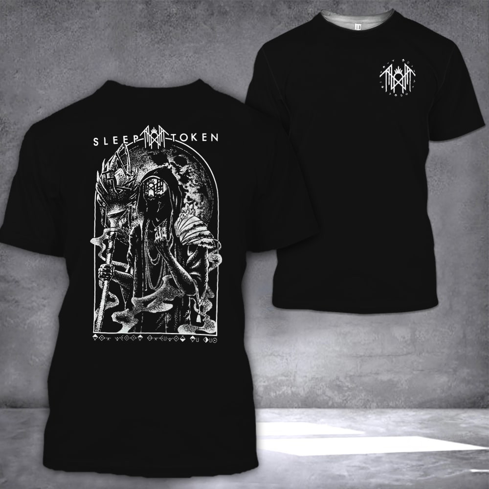 Sleep Token Shirt Sleep Token Vessel Reaper Angel Tee Shirts Tour Merch-1