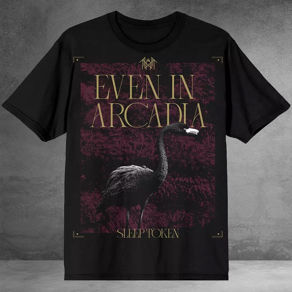 Sleep Token T-Shirt Even In Arcadia Flamingo Sleep Token Sleep Token Shirt For Sale-1 Sleep Token T-Shirt Even In Arcadia Flamingo Sleep Token Sleep Token Shirt For Sale-1