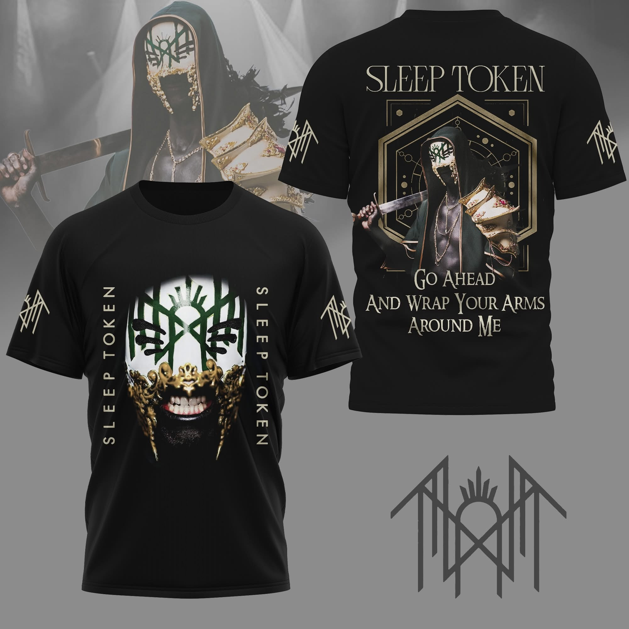Sleep Token Tour Merch T-Shirt Go Ahead And Wrap Your Arms Around Me Sleep Token Fan Gifts-1