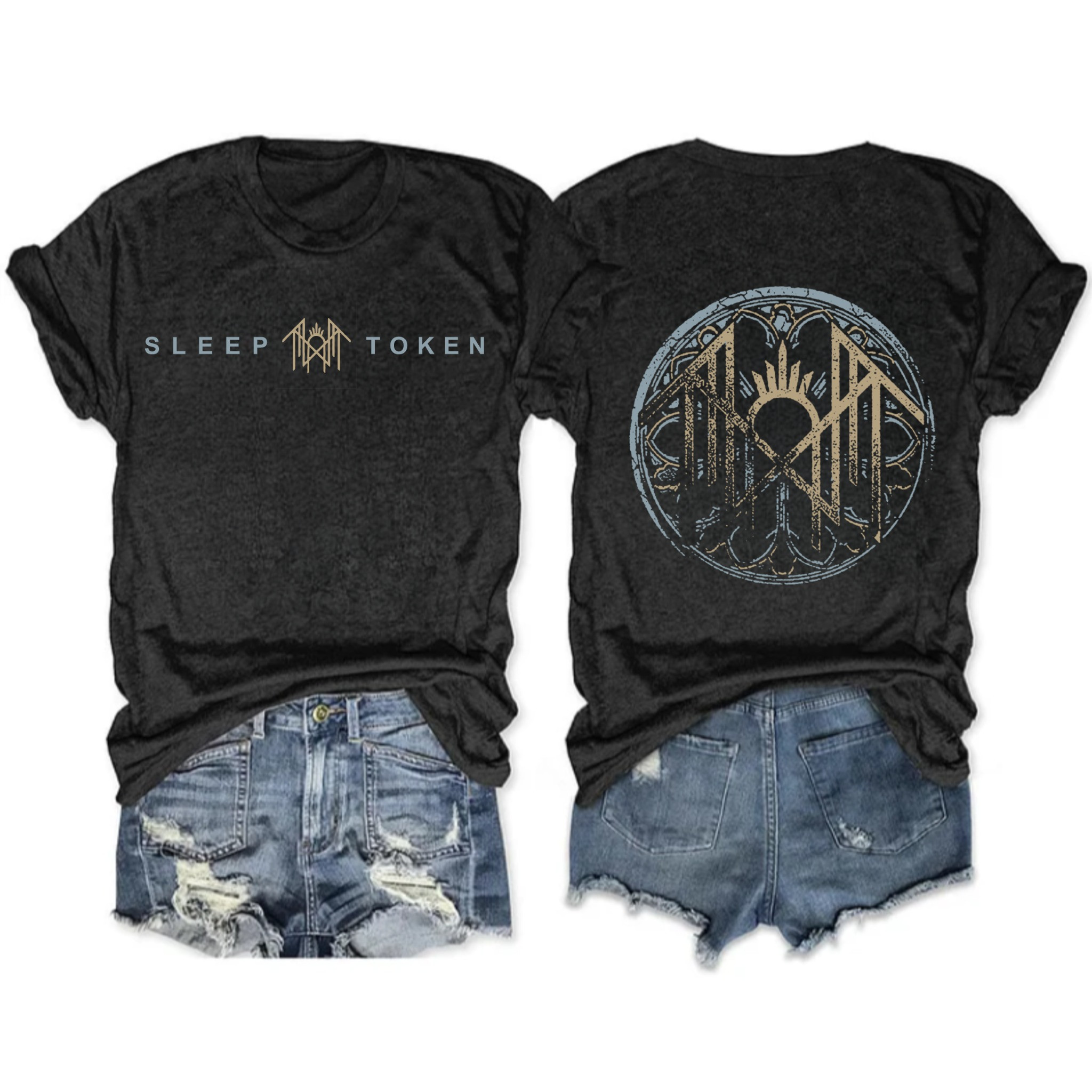 Sleep Token Tour Merch Women's T-Shirt Sleep Token Merchandise Fan Gifts For Her-1