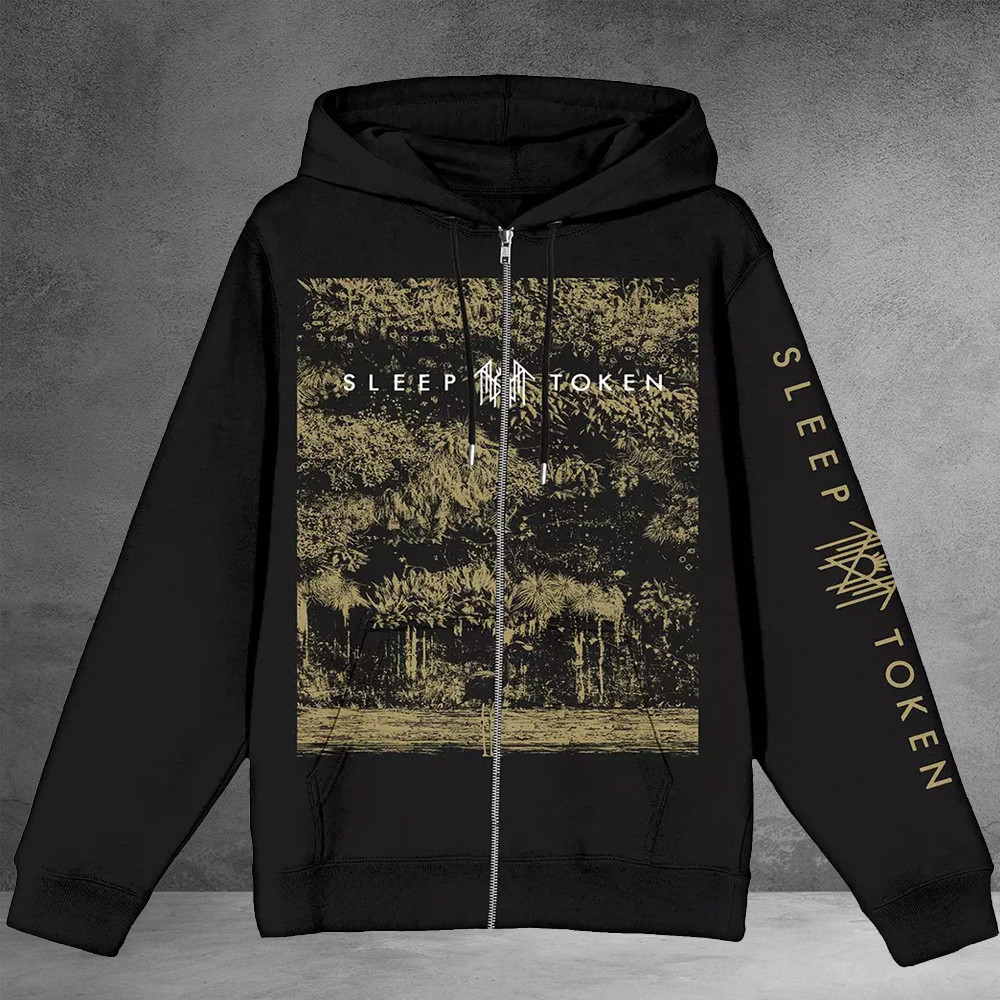 Sleep Token Zip Up Hoodie Even In Arcadia Album Cover Sleep Token Band Tour Fan Merch-1