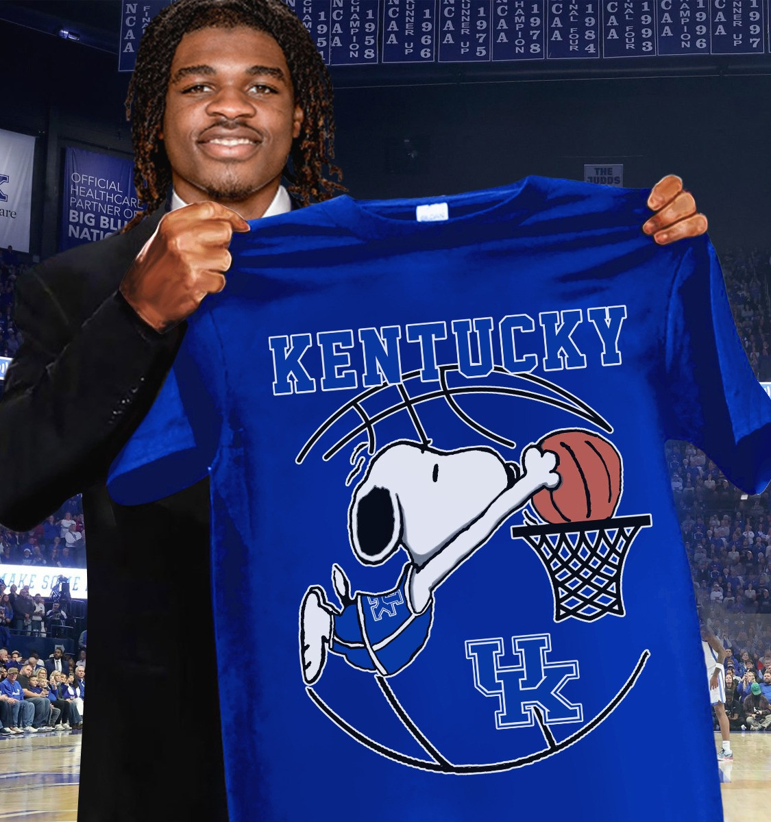 Snoopy Kentucky Wildcats Basketball Shirt Cute Best Gifts For Kentucky Wildcat Fans-1