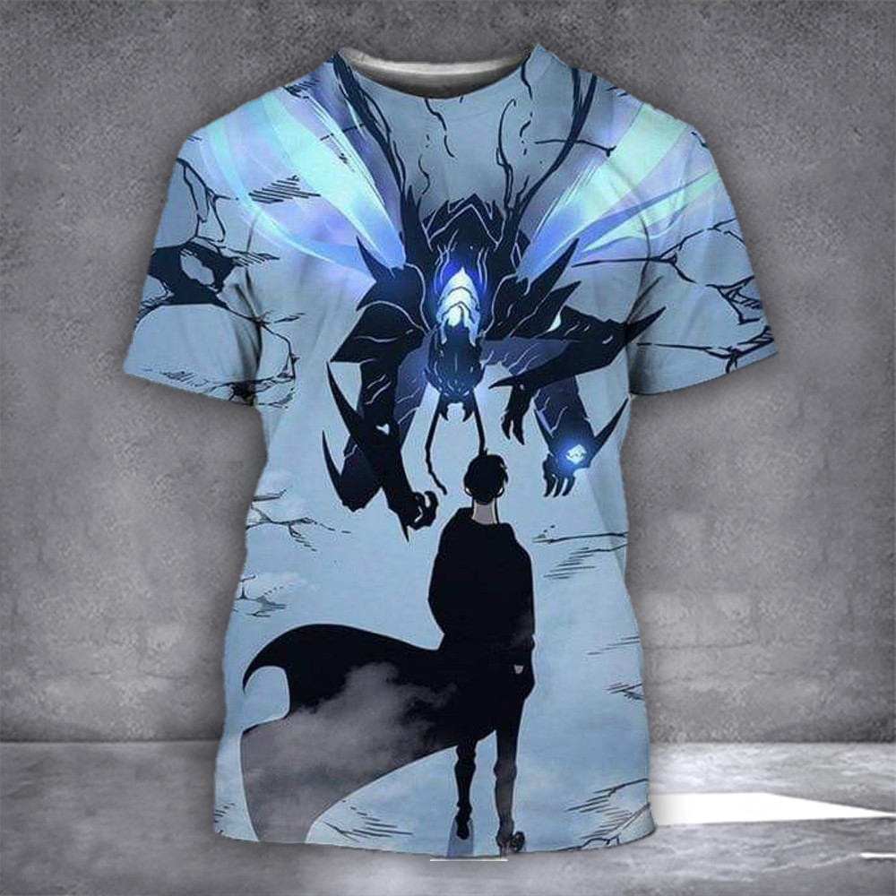 Solo Leveling Shirt Shadow Army Sung Jin Woo T-Shirt Official Merch Manga Fan Gifts-1