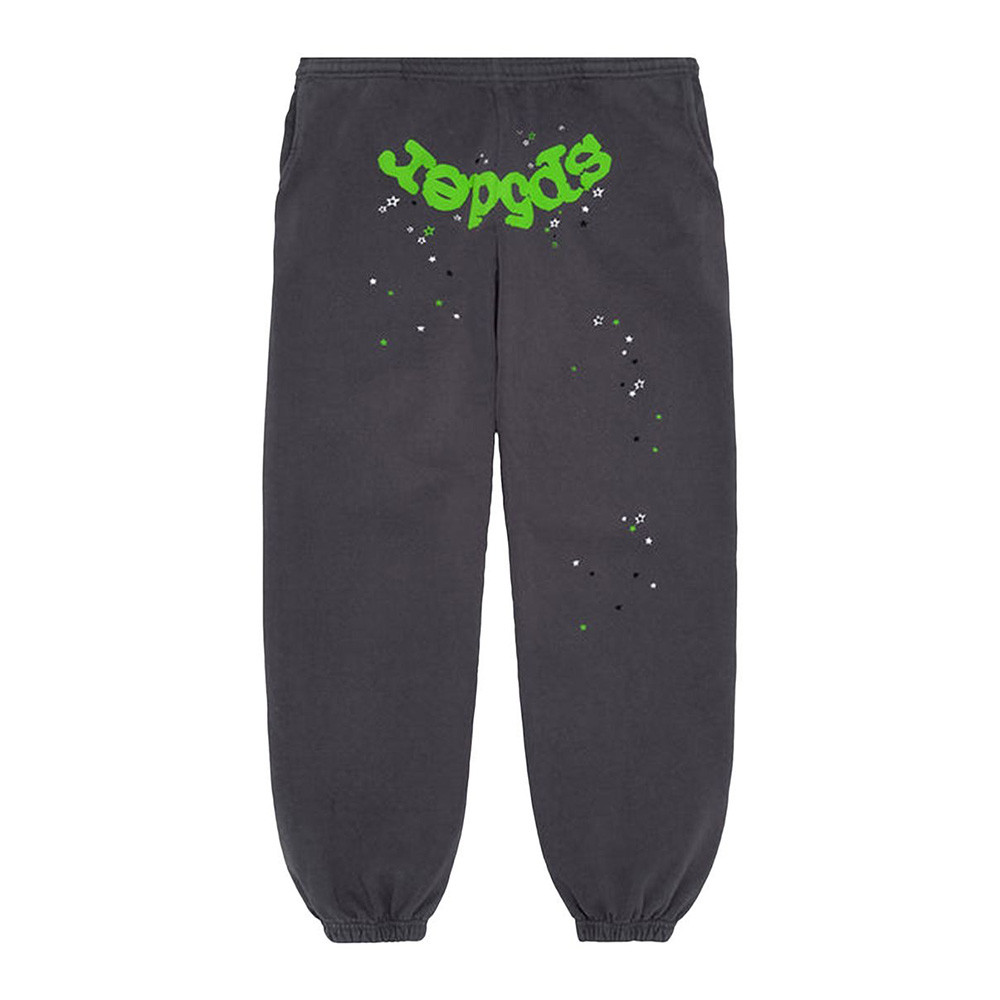 Sp5der Wait Web Sweatpants Grey Sp5der Clothing Merchandise Best Gifts For Dude-1