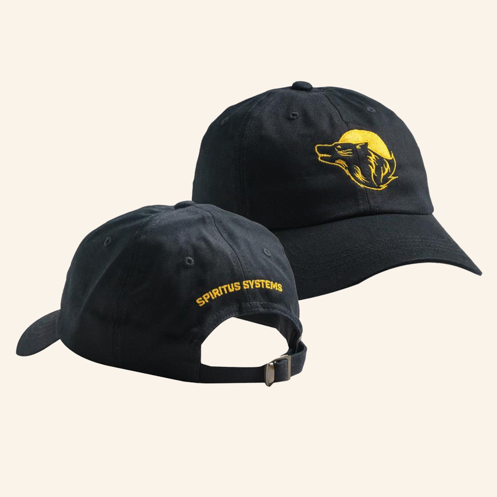 Spiritus Systems Merch Black And Yellow Icon Embroidered Cap Present For Husband-1