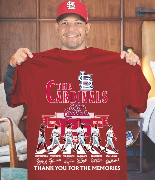 St Louis Cardinals 1900-2025 Shirt 125Th Anniversary Thank You For The Memories Fan Gifts-1