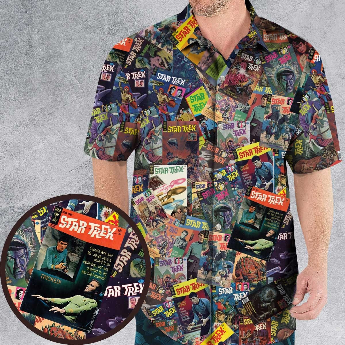 Star Trek Live Long And Prosper Hawaiian Shirt Star Trek Button Down Shirt Merch Fan Gifts-1